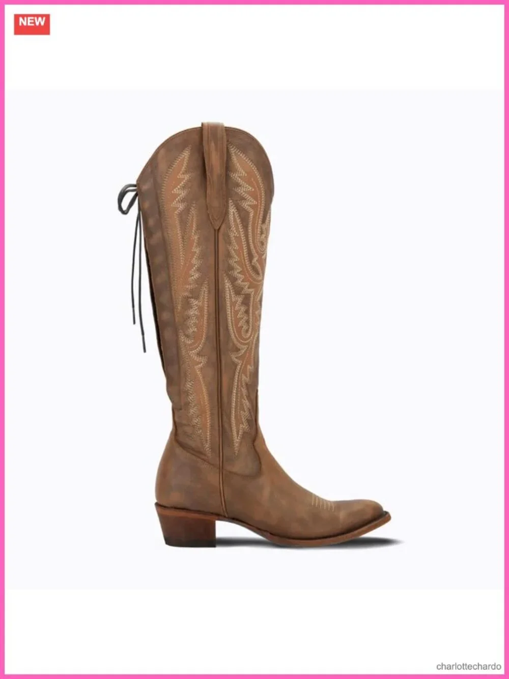 Over the Knee Cowboy Boots for Women Adjustable Thigh High Cowgirl Boots